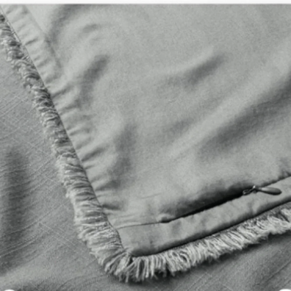 Casaluna Dark Gray Linen blend oversized 26x26 (*see notes) euro Pillow cover